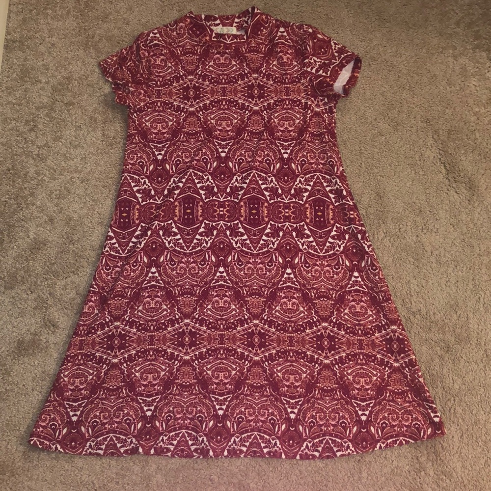 Cute casual red dress